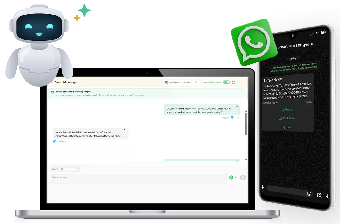 Your Trusted SMS & WhatsApp Messaging App for Salesforce
