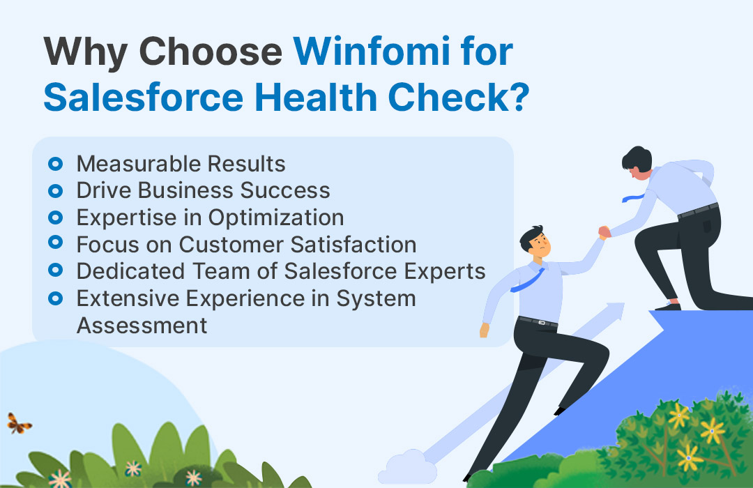 Why choose winfomi for salesforce health check