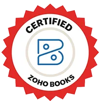 Winfomi Zoho Books certified professional skilled in accounting automation, invoicing, expense management, financial reporting, and business finance operations